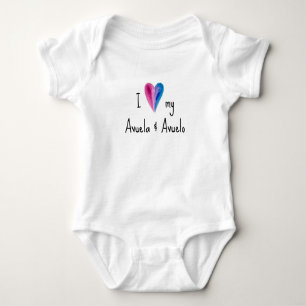 Body Para Bebé Amo a mi Avuela y a mi traje aéreo para bebés
