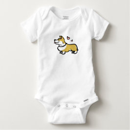 Body Para Bebé Amo a mi bebé del corgi