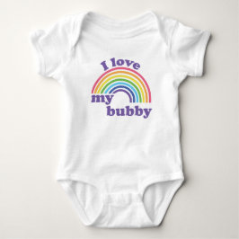 Body Para Bebé Amo a mi Bubby - Lindo Arcoíris