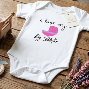 Body Para Bebé Amo a mi hermana mayor