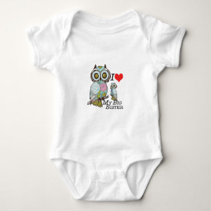Body Para Bebé Amo a mi hermana mayor Lechuga productos múltiples