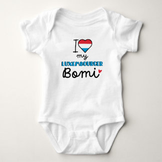 Body Para Bebé Amo a mi luxemburguesa Bomi lindo
