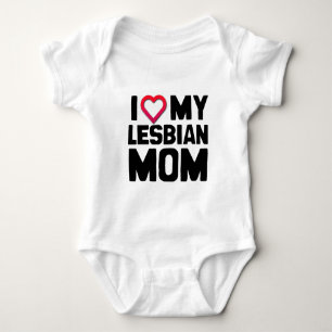 BODY PARA BEBÉ AMO A MI MADRE LESBIANA
