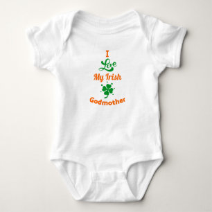 Body Para Bebé Amo a mi madrina irlandesa Día de San Patricio