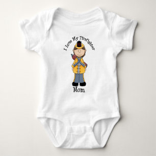 Body Para Bebé Amo A Mi Mamá Bombera
