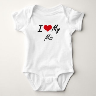 Body Para Bebé Amo a mi Mia