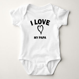 Body Para Bebé Amo a mi papá