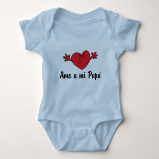 Body Para Bebé Amo a mi papá