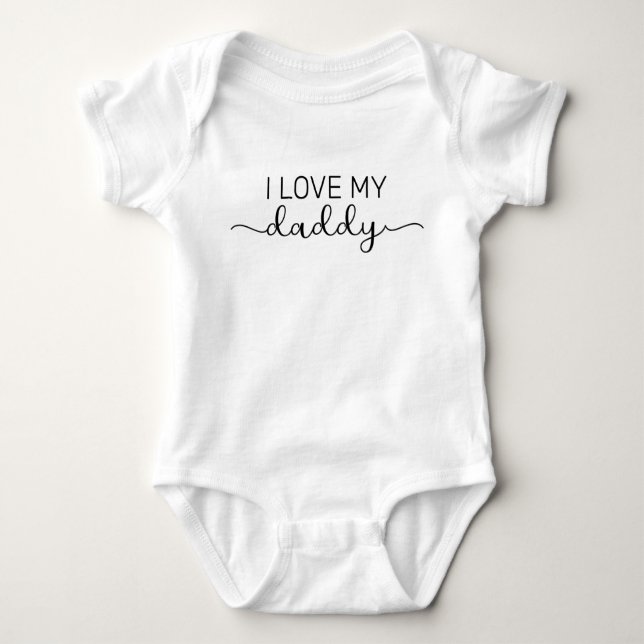 Body Para Bebé Amo A Mi Papi (Anverso)