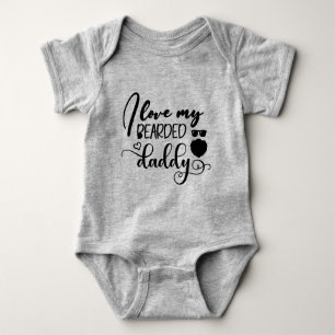 Body Para Bebé Amo A Mi Papi Con Cabeza