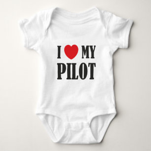 Body Para Bebé Amo a mi piloto