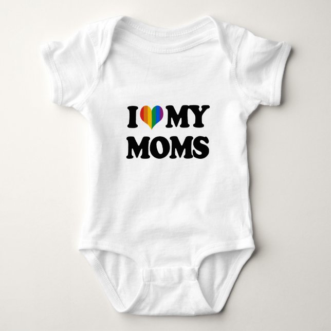 BODY PARA BEBÉ AMO A MIS MAMÁES (Anverso)