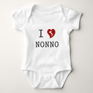 Body Para Bebé Amo a Nonno