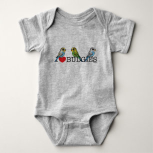 Body Para Bebé Amo Budgies