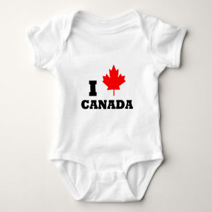 Body Para Bebé Amo Canadá