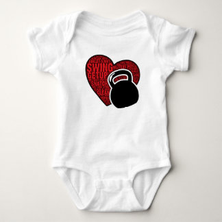 BODY PARA BEBÉ AMO DISEÑO DE KETTLEBELL