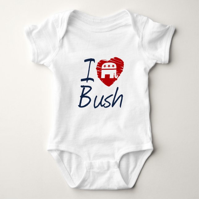 BODY PARA BEBÉ AMO EL BOSQUEJO DE BUSH - .PNG (Anverso)