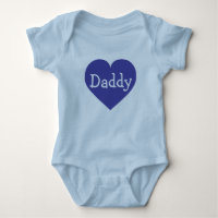 Amo el corazón azul de papá