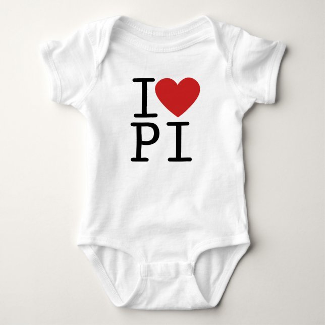 BODY PARA BEBÉ AMO EL PI (Anverso)