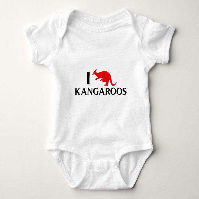 Body Para Bebé Amo KangaROOS (Anverso)