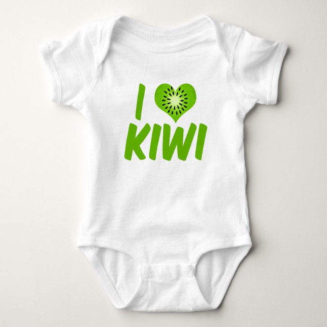 Body Para Bebé Amo Kiwi (Anverso)