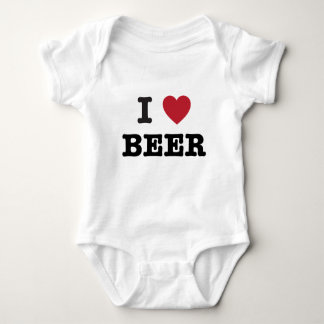 Body Para Bebé amo la cerveza