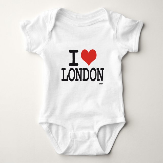 Body Para Bebé Amo Londres (Anverso)
