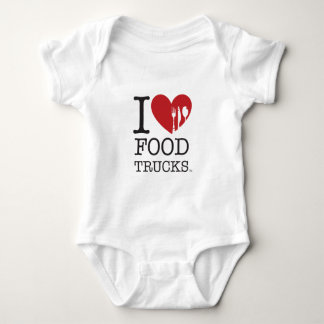 Body Para Bebé AMO los camiones de la comida