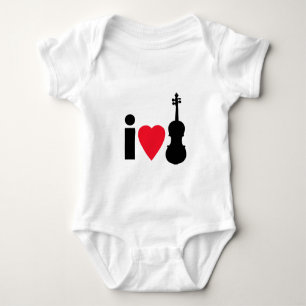 Body Para Bebé Amo los violines