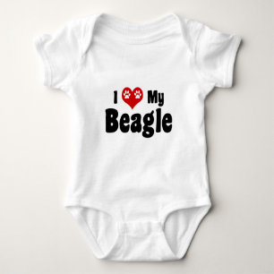 Body Para Bebé Amo Mi Beagle