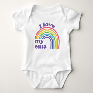 Body Para Bebé Amo Mi Ema - Arcoiris Cuerdo