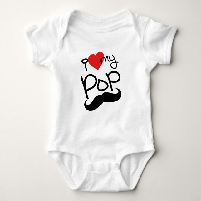 Body Para Bebé Amo mi estallido (Anverso)