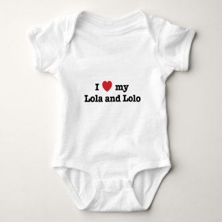 Body Para Bebé Amo mi Lola y Lolo