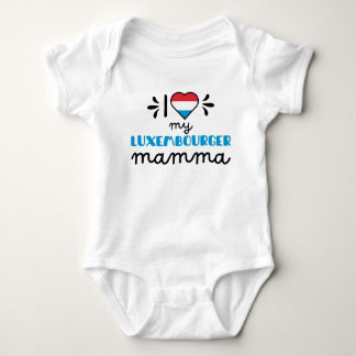 Body Para Bebé Amo mi mamá luxemburguesa linda