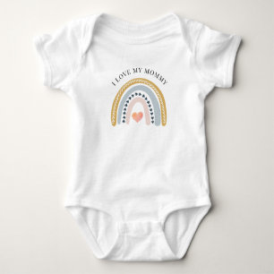 Body Para Bebé Amo mi mami boho arcoiris