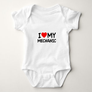 Body Para Bebé Amo mi Mecánico
