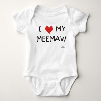 Body Para Bebé AMO MI MEEMAW. Enredadera infantil