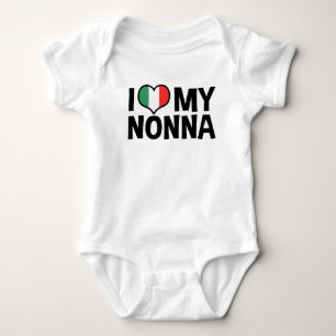Body Para Bebé Amo Mi Nonna