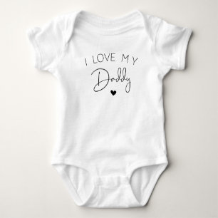 Body Para Bebé Amo Mi Papi Bodysuit