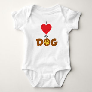 Body Para Bebé Amo mi perro