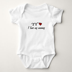 Body Para Bebé Amo mi ropa de mamá para el bebé