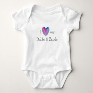 Body Para Bebé Amo mi traje de bebé y Zayde
