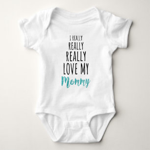 Body Para Bebé Amo realmente realmente realmente mi moda de la