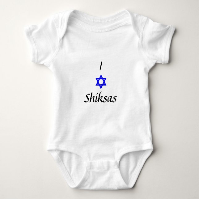 Body Para Bebé Amo Shiksas (Anverso)