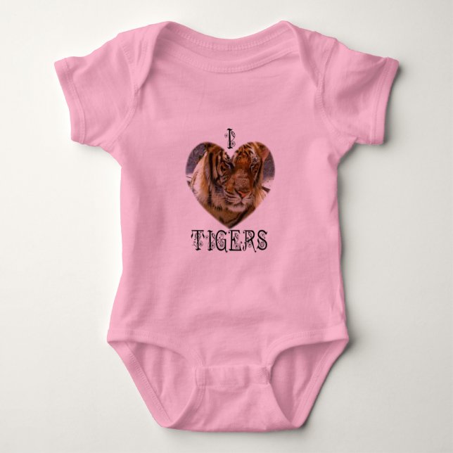 BODY PARA BEBÉ AMO TIGRES (Anverso)