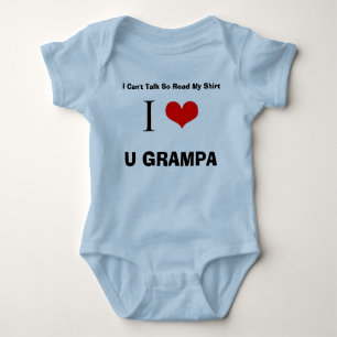 Body Para Bebé Amo U Grampa