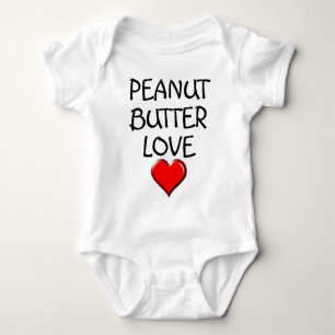 Body Para Bebé Amor a la mantequilla de cacahuete