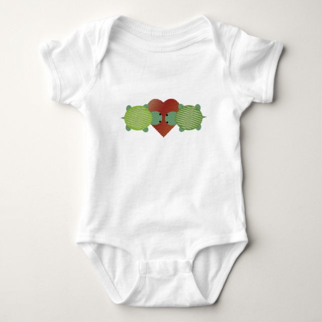 Body Para Bebé Amor a la tortuga (Anverso)
