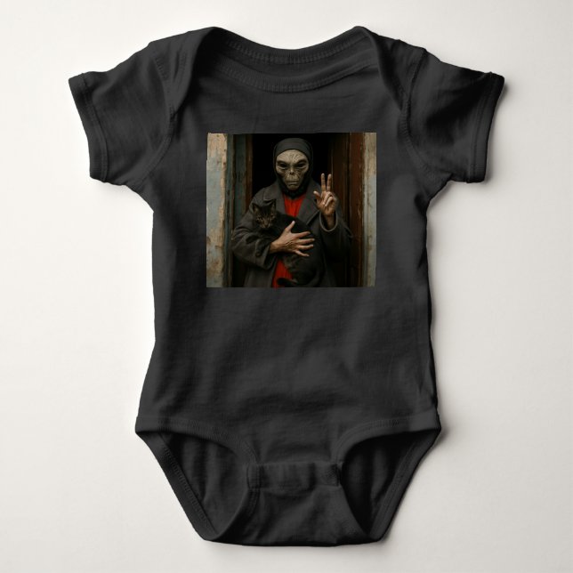 Body Para Bebé Amor Alien (Anverso)