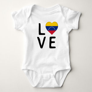 Body Para Bebé Amor - Bandera de Venezuela